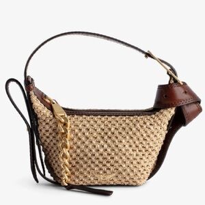 Zadig & Voltaire Le Cecilia XS Bag in Gold Knit